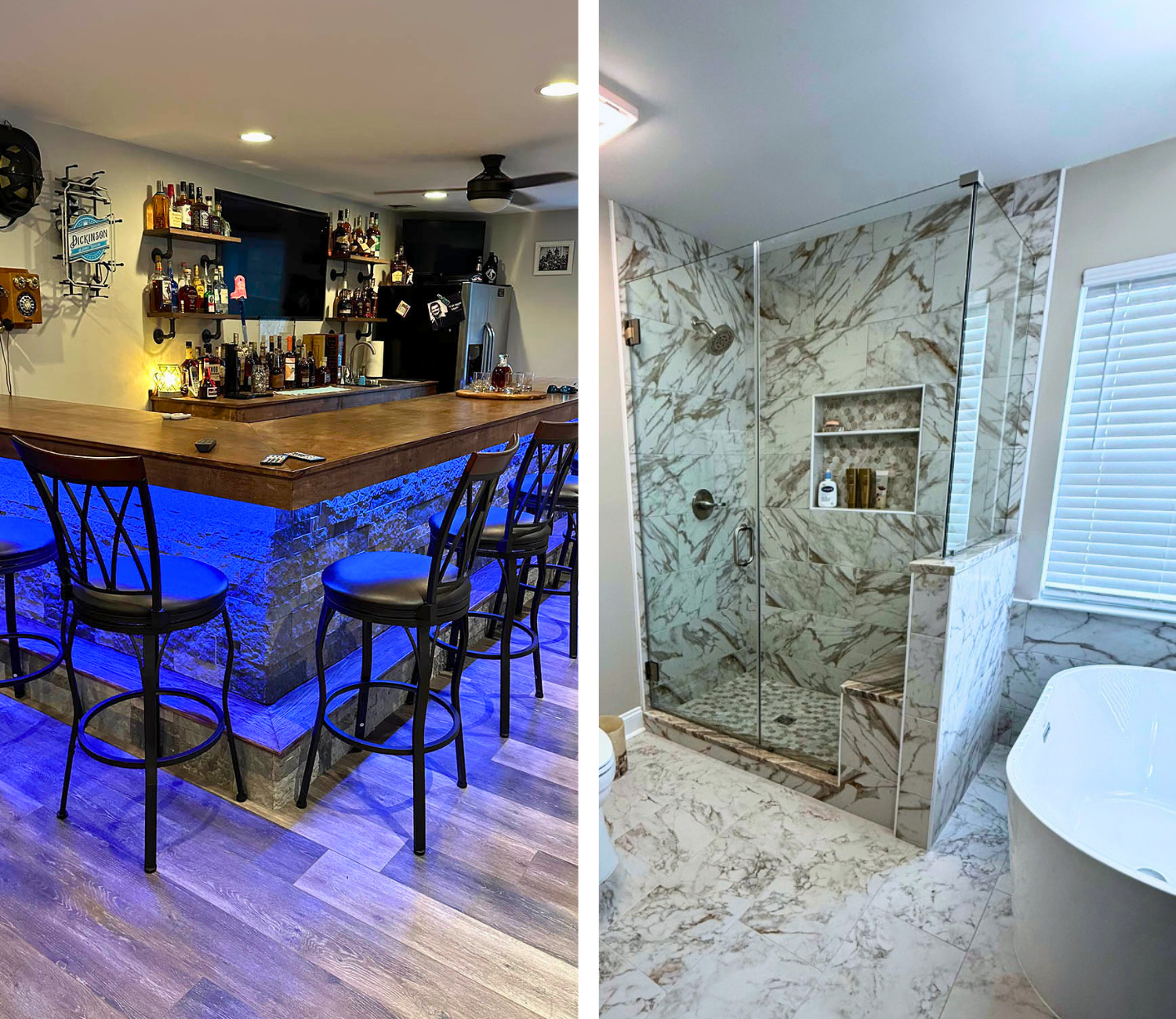 kitchen and bath remodeling project