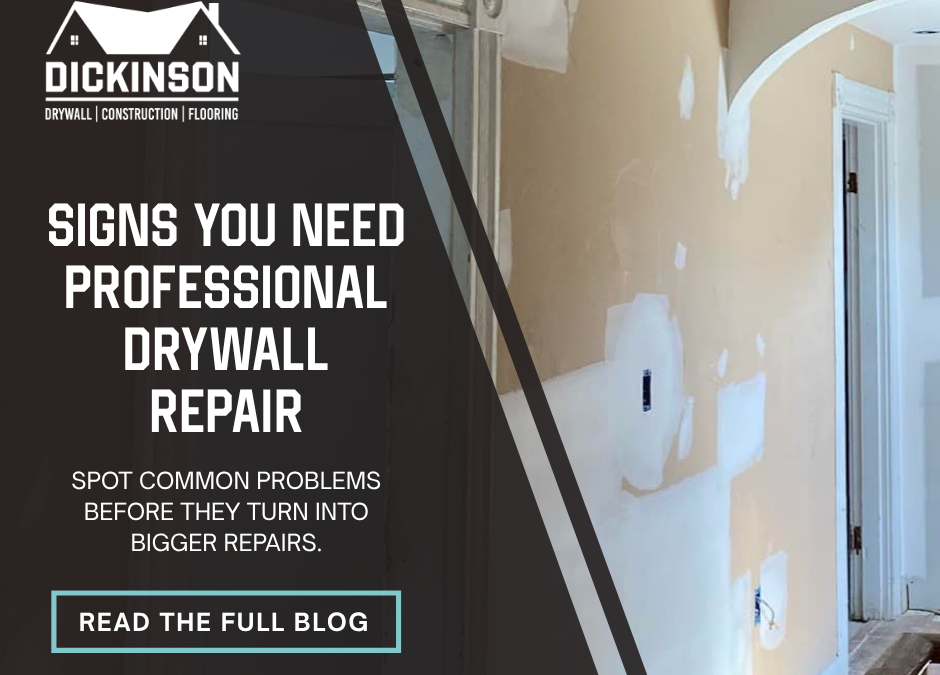 Signs You Need Professional Drywall Repair